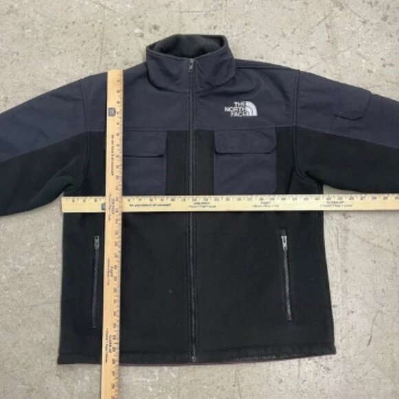 The North Face Jacket Mens Large Blue Black Fleece Pockets Outdoor Gorpcore - Picture 16 of 16